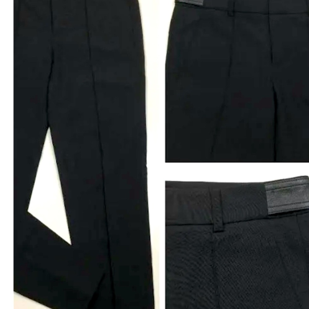 Vince Black Pants with leather